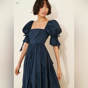 Selkie Tartan Farmhouse Market Gingham dress - Size L
